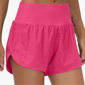 Vibrant Pink Women's Athletic Shorts